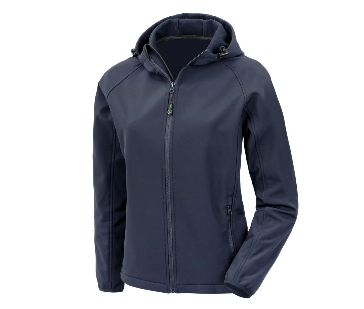 Result RS911F 3-laags Gerecyclede Softshell Jas met Capuchon Dames – Navy