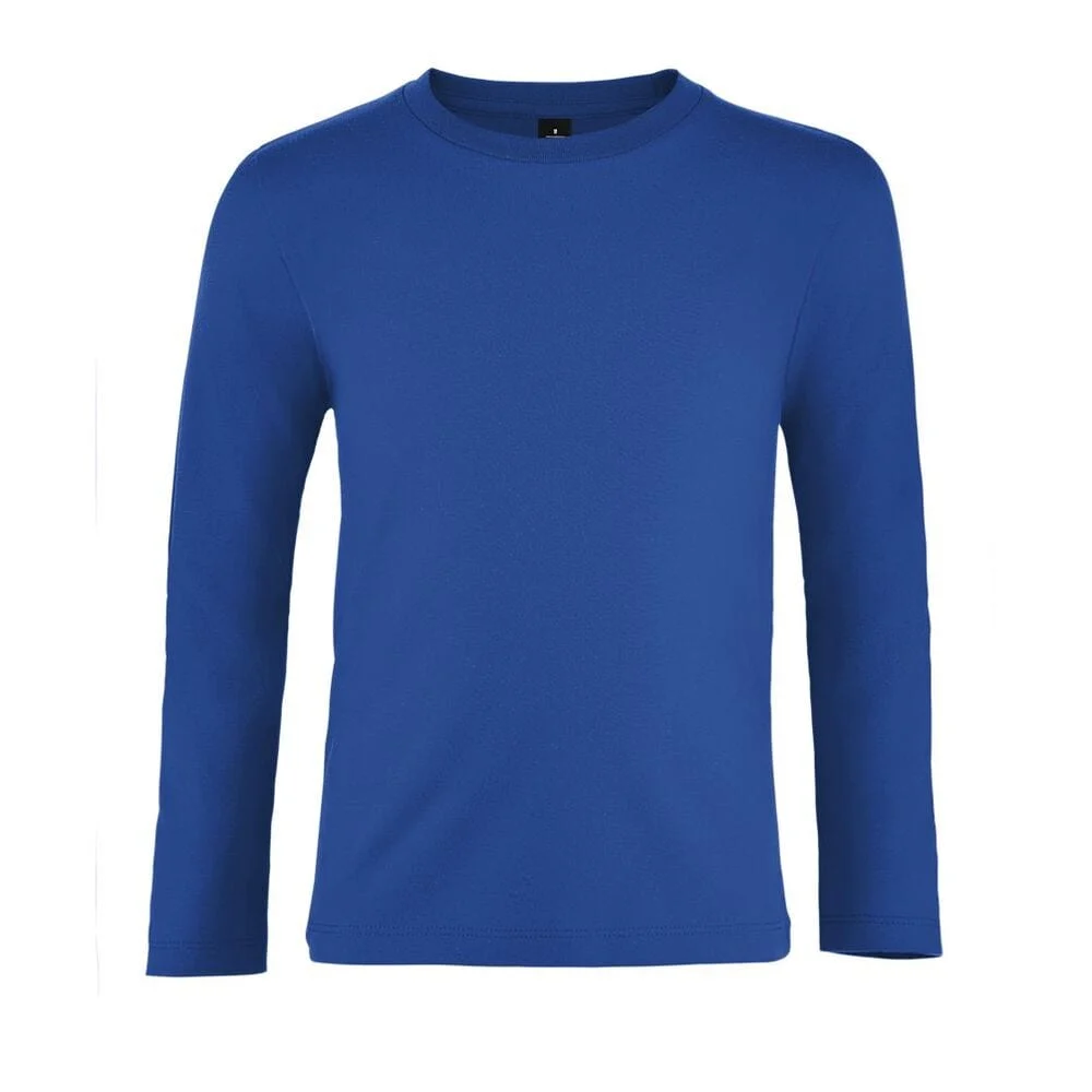SOL'S 02947 Imperial T-shirt Lange Mouwen Kinderen – Koningsblauw