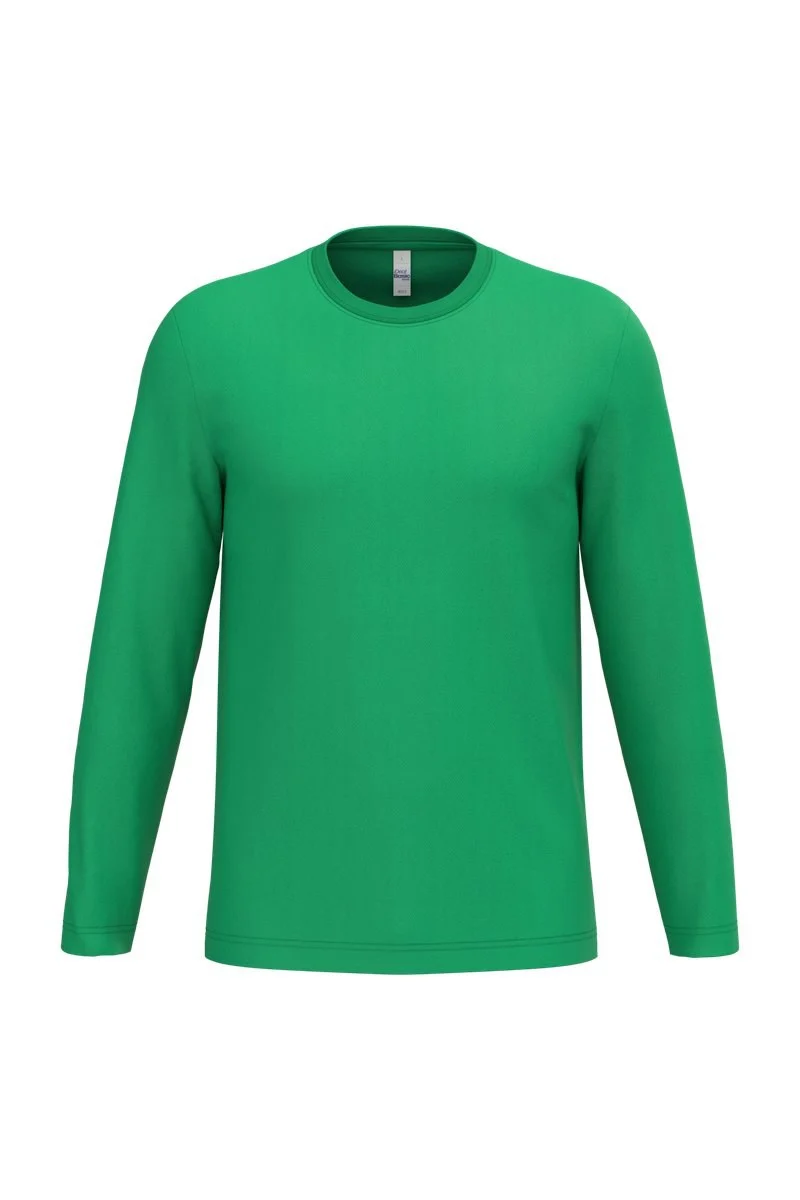 iDeal Basic Brand IB313 T-shirt Lange Mouwen – Ideal Kelly Green
