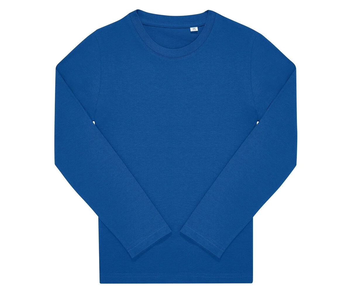 B&C BC01KLS T-shirt Lange Mouwen Kinderen – Koningsblauw