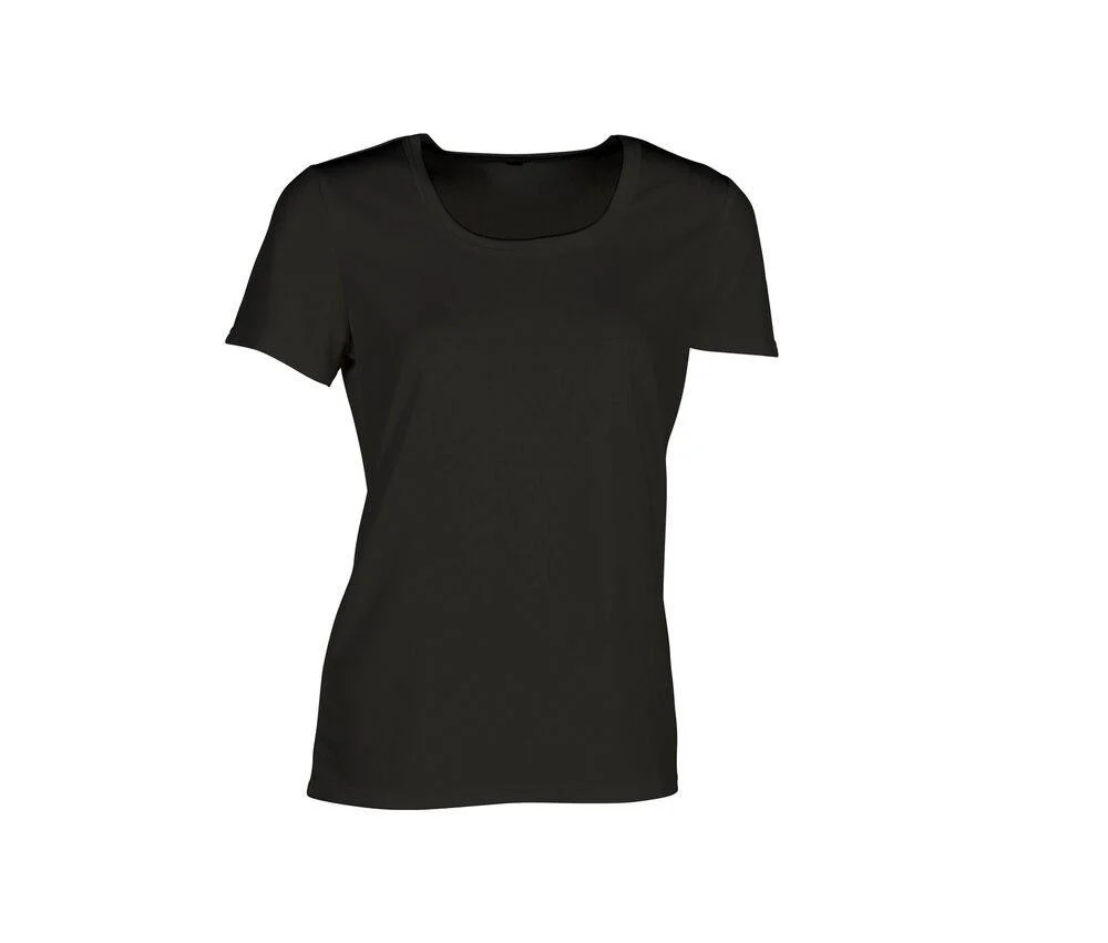 Sans Étiquette SE101 Sport T-shirt zonder Label Dames – Black