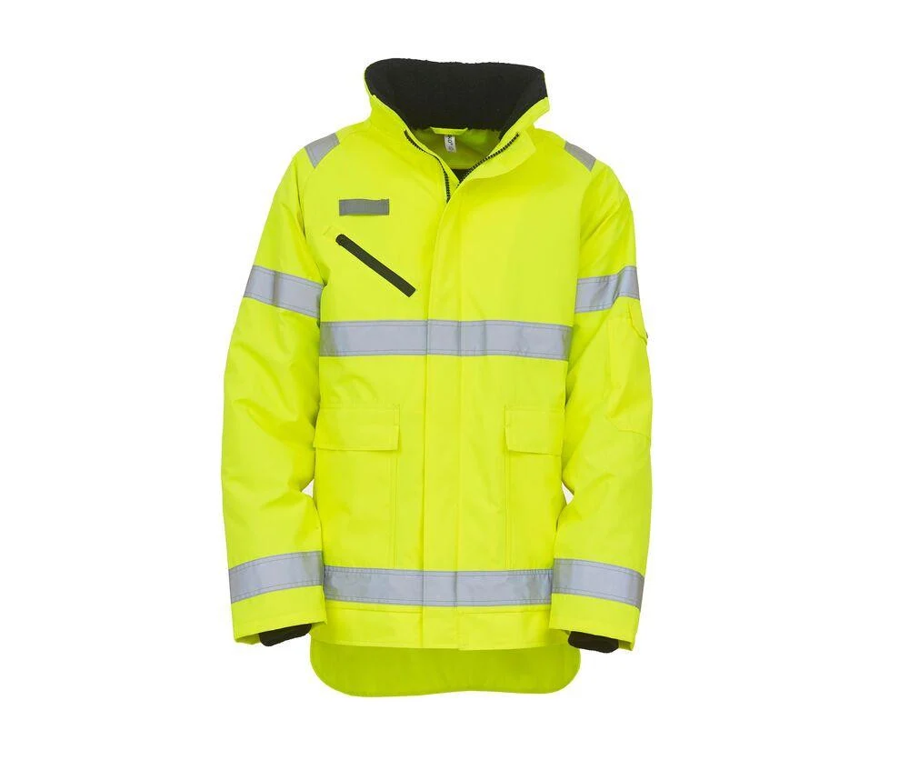 Yoko YK309 Fontaine Storm Jas Hoge Zichtbaarheid – Hi Vis Yellow