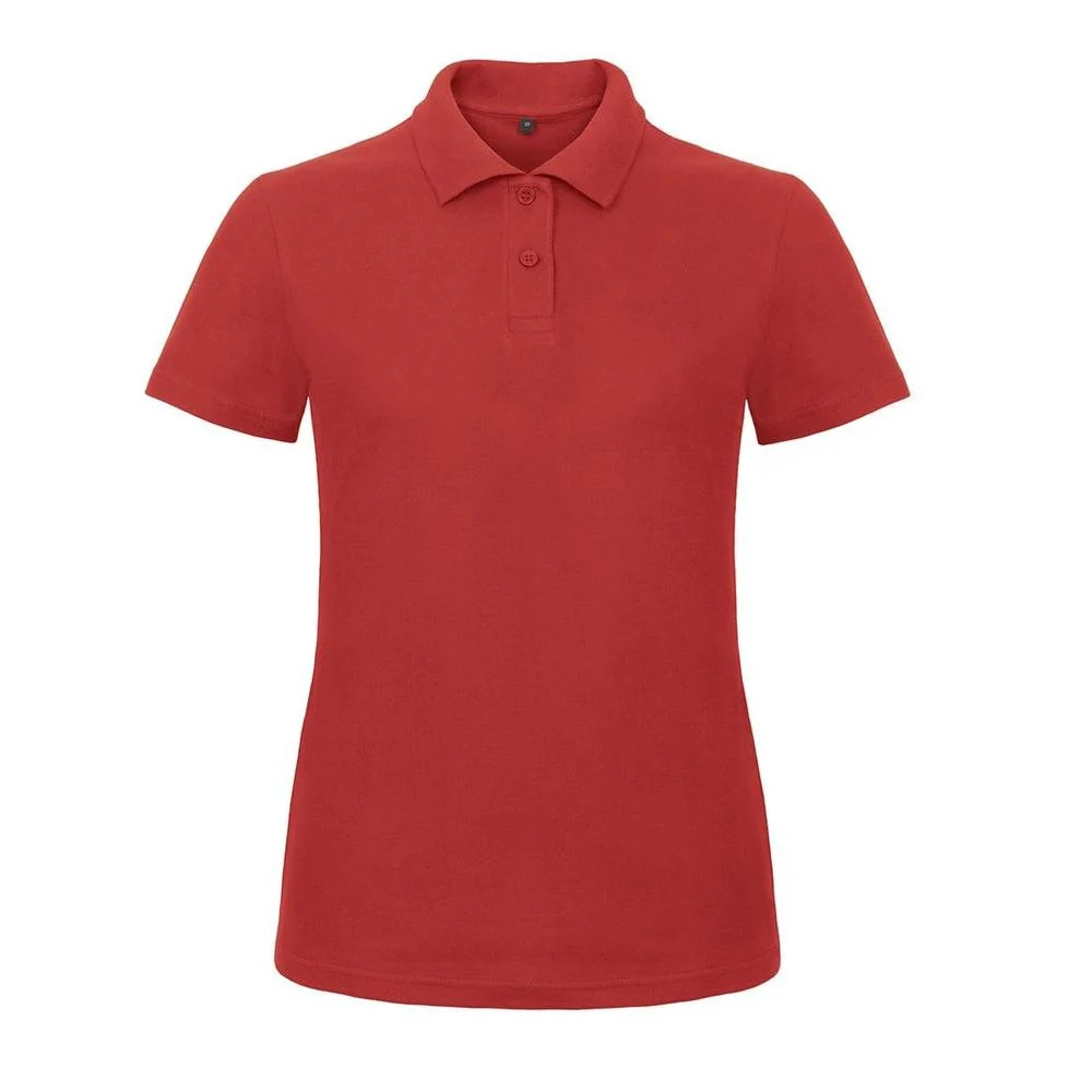 B&C BCI1F ID.001 Polo Dames – Red