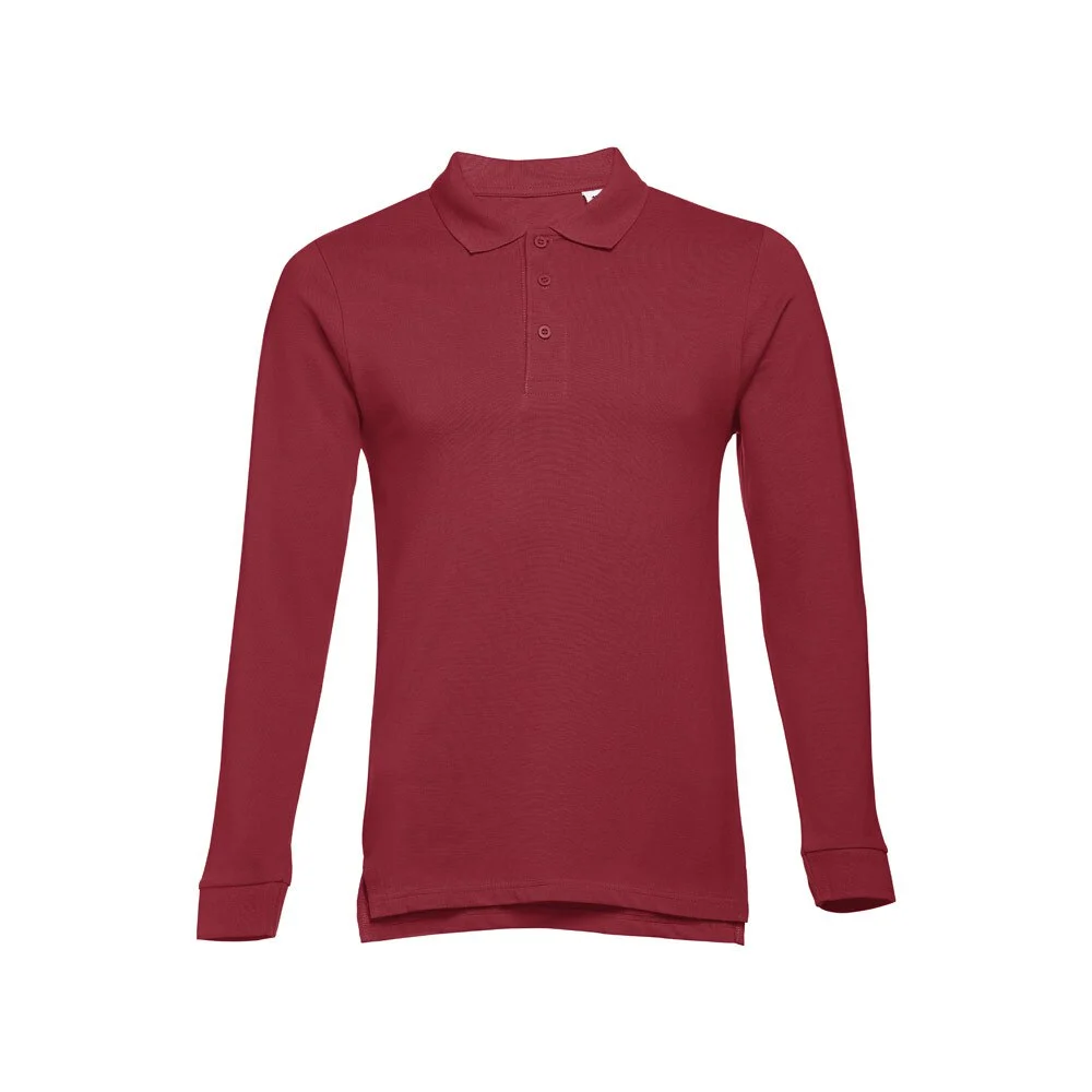 TH Clothes 30141 Polo Lange Mouwen Heren – Bourgondië