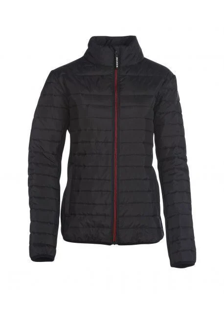 Pen Duick PK518 Boston Gewatteerde Jas Dames – Black/Black/Red
