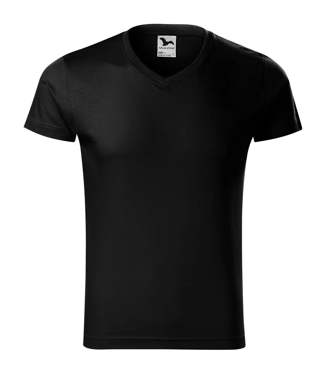 Malfini 146 T-shirt V-hals – Zwart