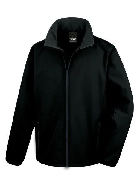 Result RS231 Softshell Jas Heren – Black/Black