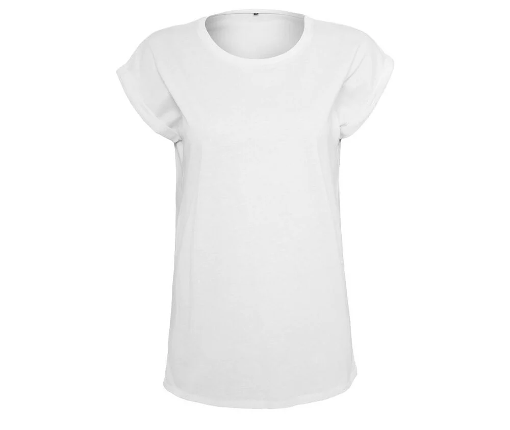 Build Your Brand BY138 Biologisch T-shirt Dames – Wit
