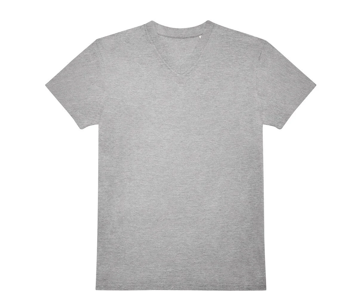 B&C BC01V V-hals T-shirt Heren 150 – Sport Grey