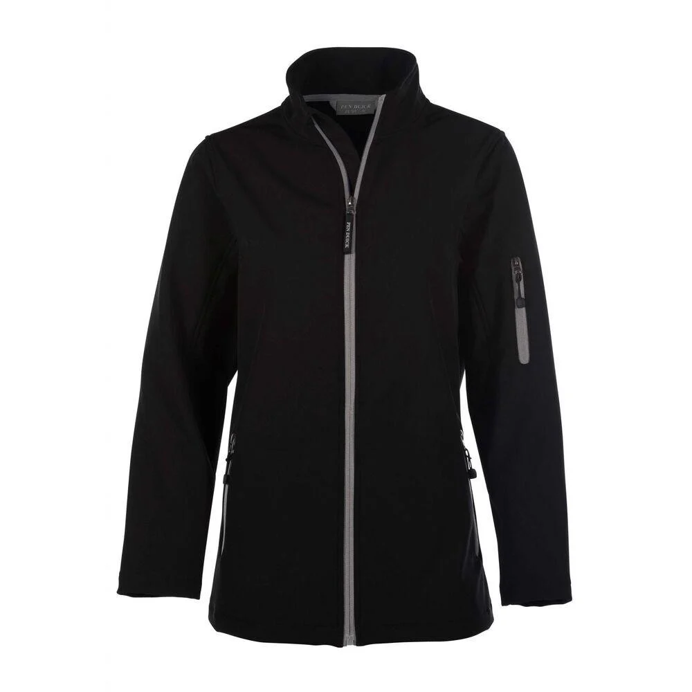 Pen Duick PK769 Atlantic Softshell Jas Dames – Black/Silver