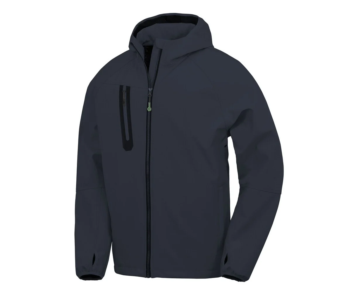 Result RS909X 3-laags Gerecyclede Softshell Jas met Capuchon – Navy/Navy