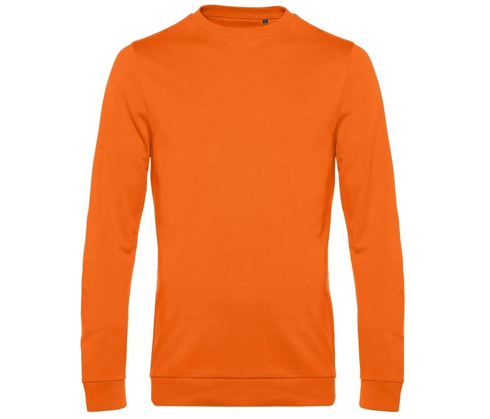 B&C BCU01W Sweater – Pure Orange