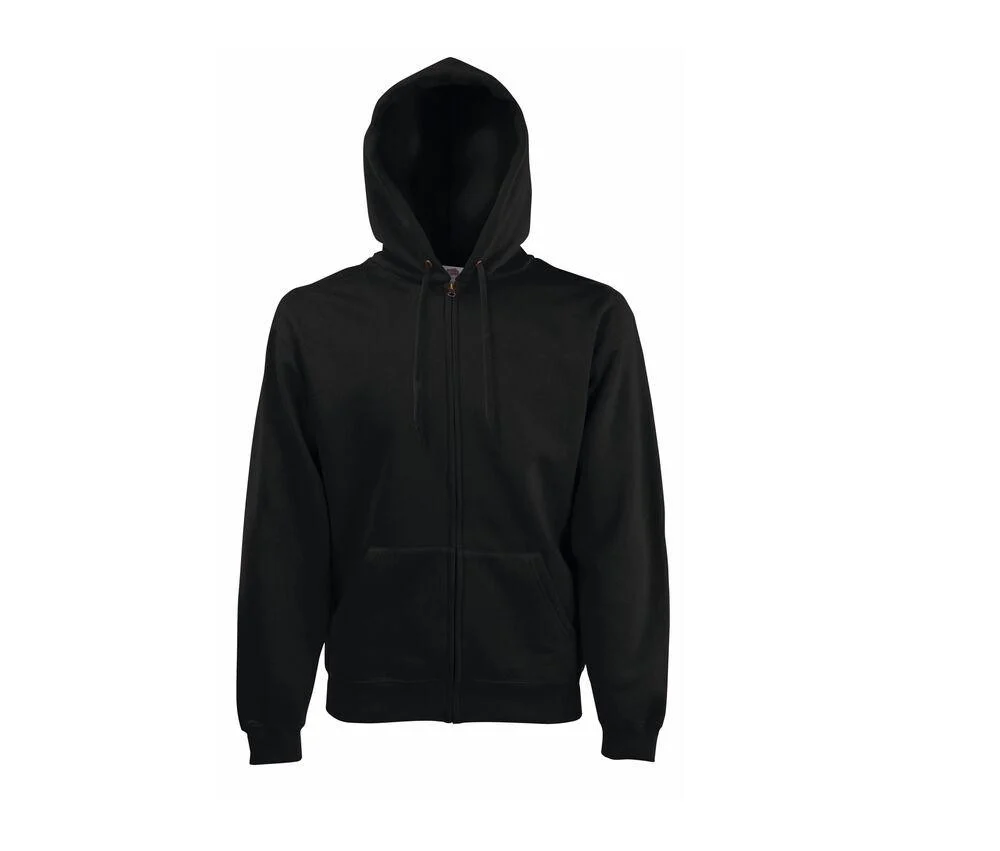 Fruit of the Loom SC274 Ritshoodie – Black