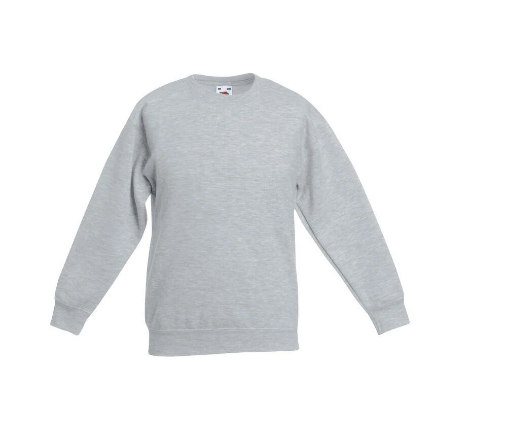 Fruit of the Loom SC351 Kindersweater – Heather Grey