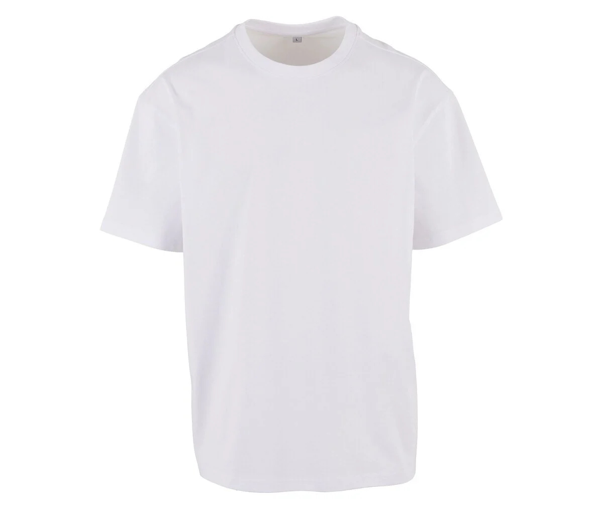 Build Your Brand BY308 Katoenen Loose Tee – White