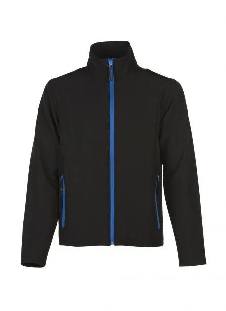 Pen Duick PK776 Magellan Softshell Jas Heren – Black/Royal