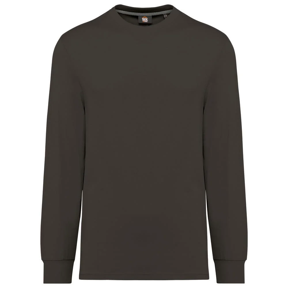 WK. Designed To Work WK303 T-shirt Lange Mouwen – Donkergrijs
