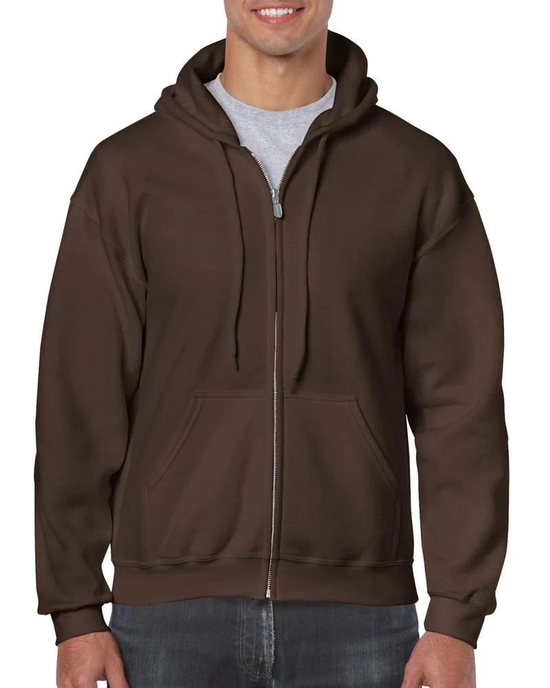 Gildan GN960 Heavy Blend Ritshoodie – Dark Chocolate