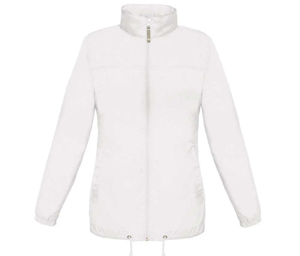 B&C BC302 Sirocco Windjack Dames – White