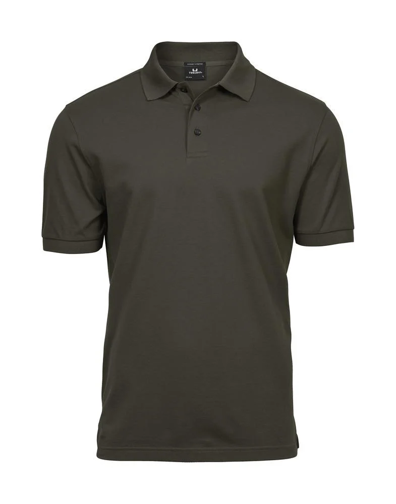 Tee Jays TJ1405 Luxury Stretch Polo Heren – Dark Olive