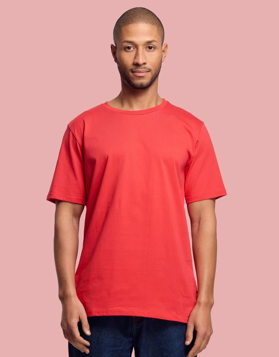 Les Filosophes DESCARTES Biologisch T-shirt Heren – Rood
