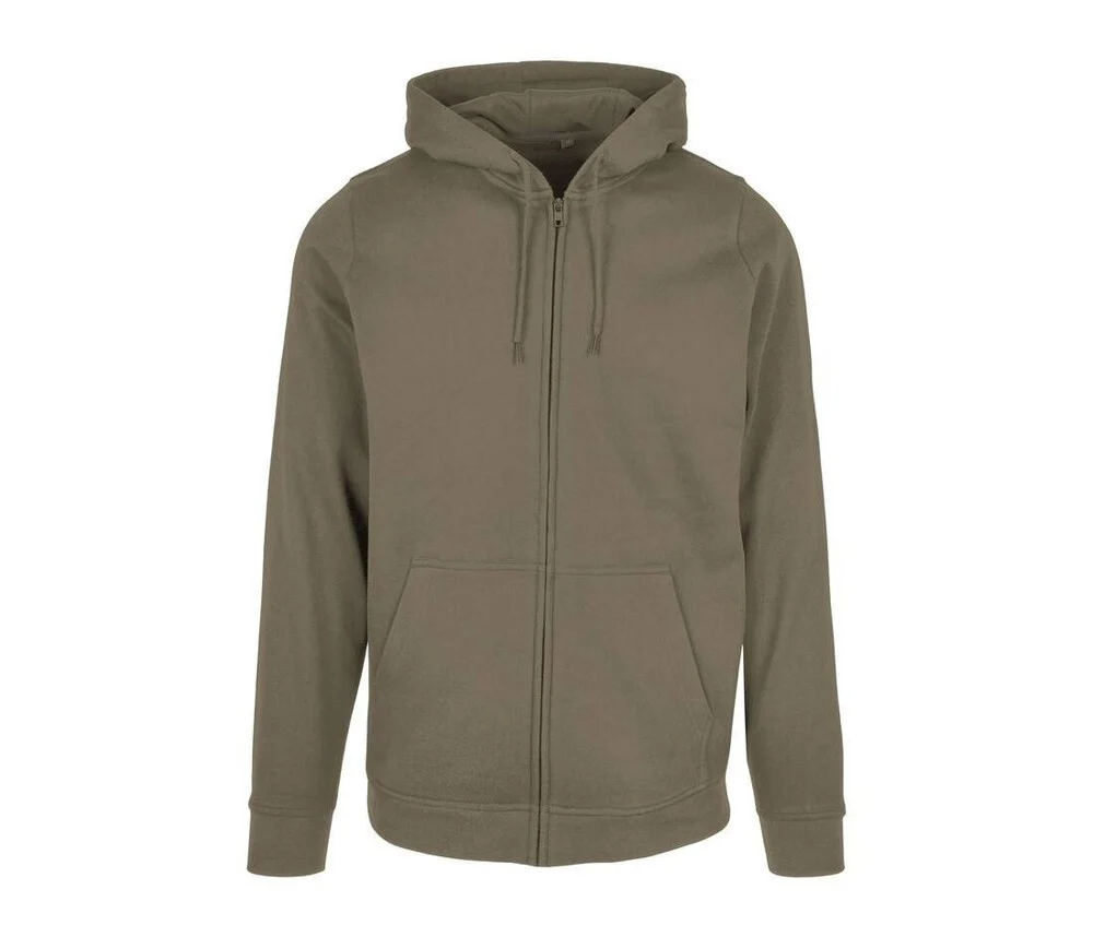 Build Your Brand BYB008 Basic Ritshoodie – Olive