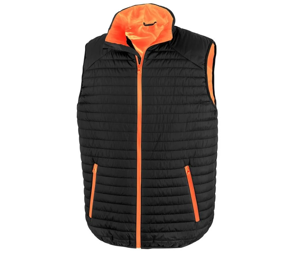 Result RS239 Thermoquilt Gewatteerde Bodywarmer – Black / Orange