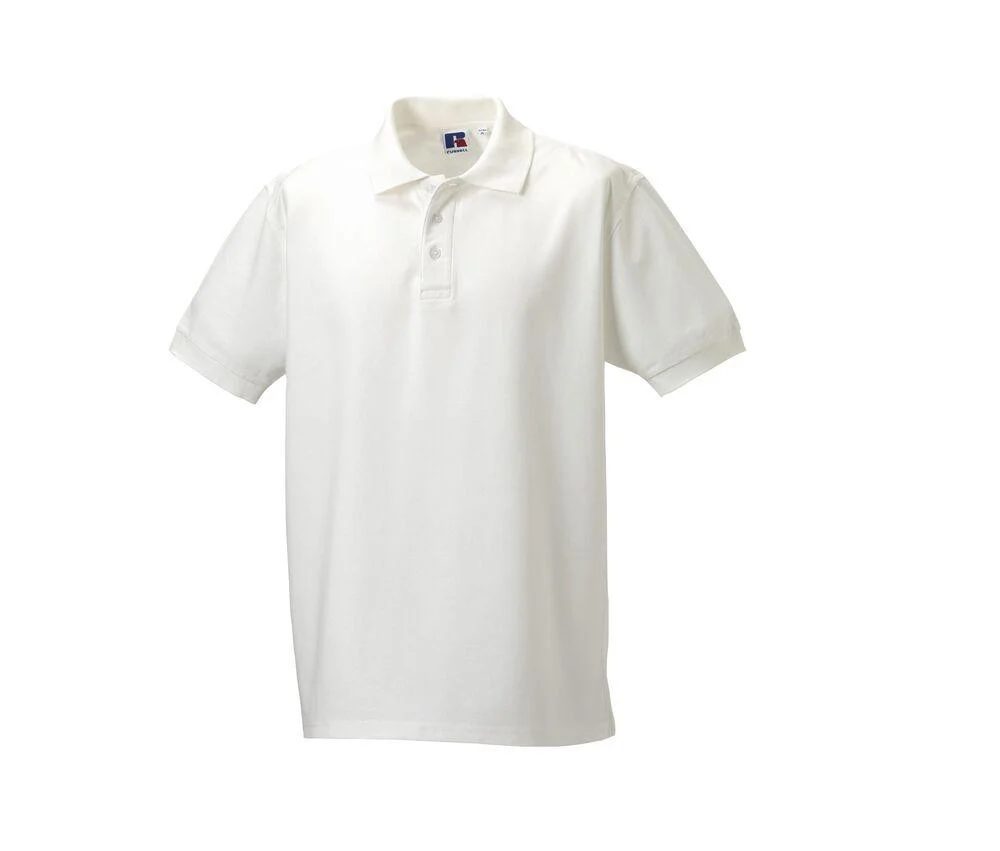 Russell JZ577 Ultimate Katoenen Polo – White