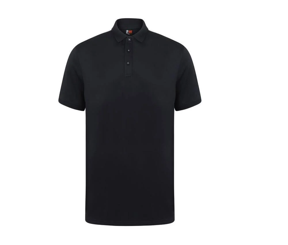 Finden & Hales LV381 Stretch Polo met Contrast – Navy / White