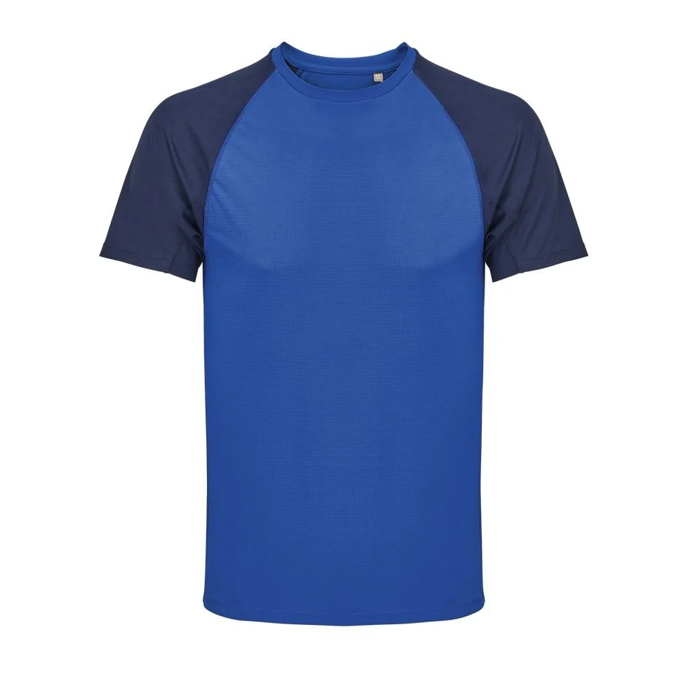 SOL'S 04787 Vortex Raglan T-shirt – Frans marineblauw/koningsblauw