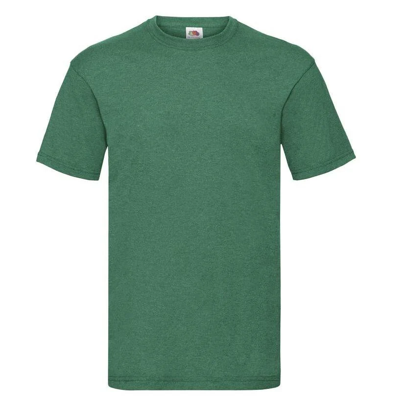 Fruit of the Loom SC230 Katoenen T-shirt – Retro Heather Green