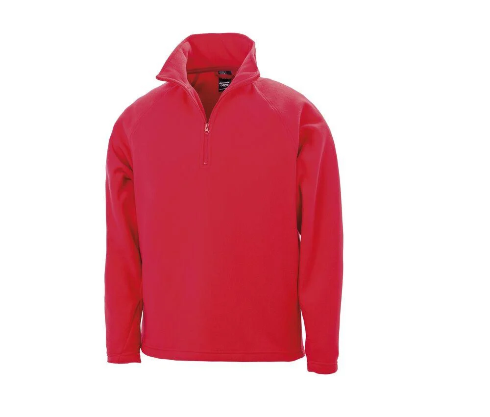 Result RS112 Fleecetrui met Rits Heren – Red