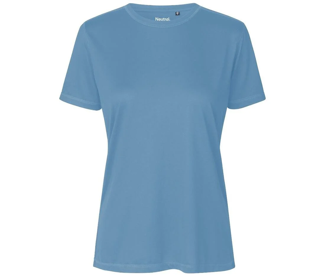 Neutral R81001 Ademend Gerecycled Polyester T-shirt Dames – Dusty Indigo