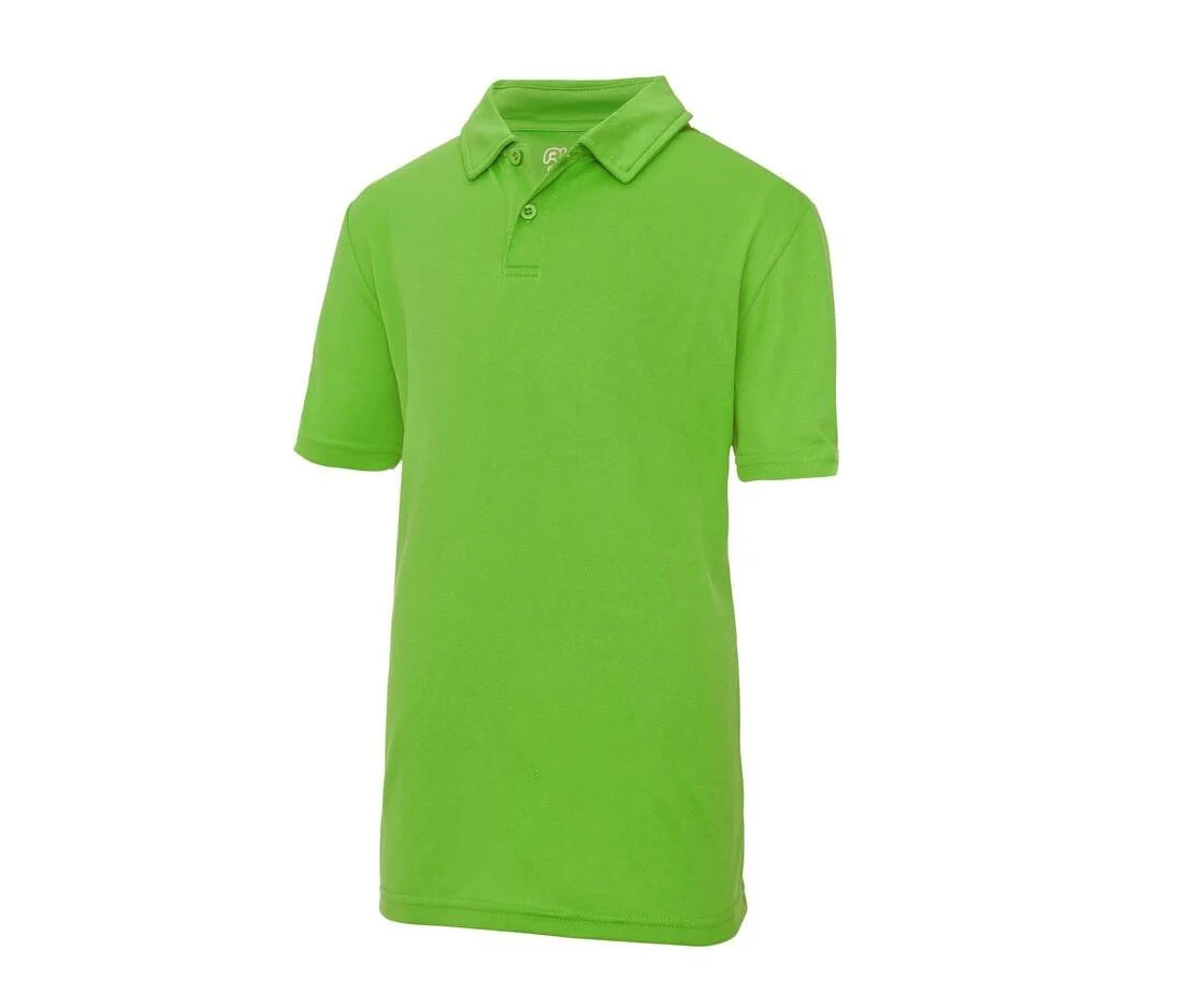 Just Cool JC040J Cool Kinderpolo – Lime Green