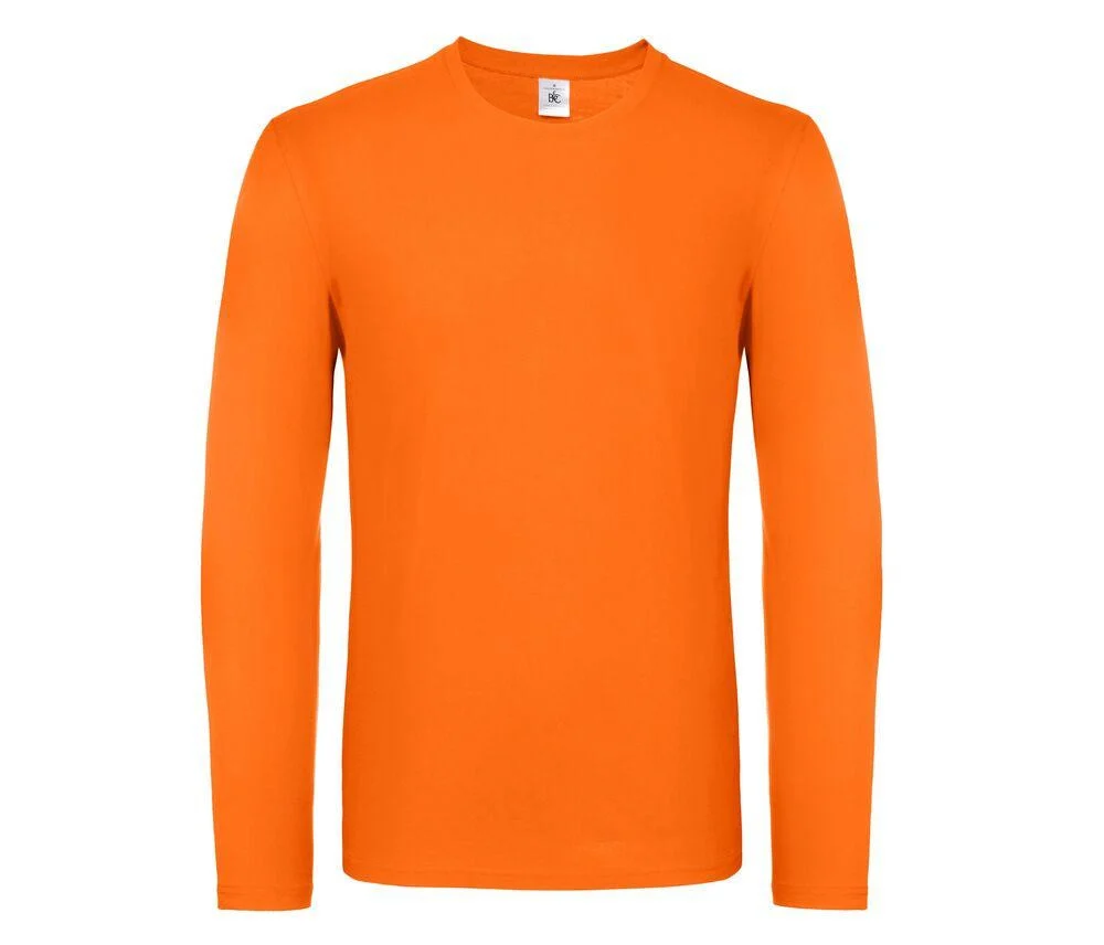 B&C BC05T #E150 T-shirt Lange Mouwen Heren – Orange