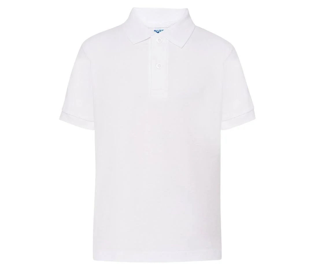 JHK JK210K Piqué Kinderpolo – White
