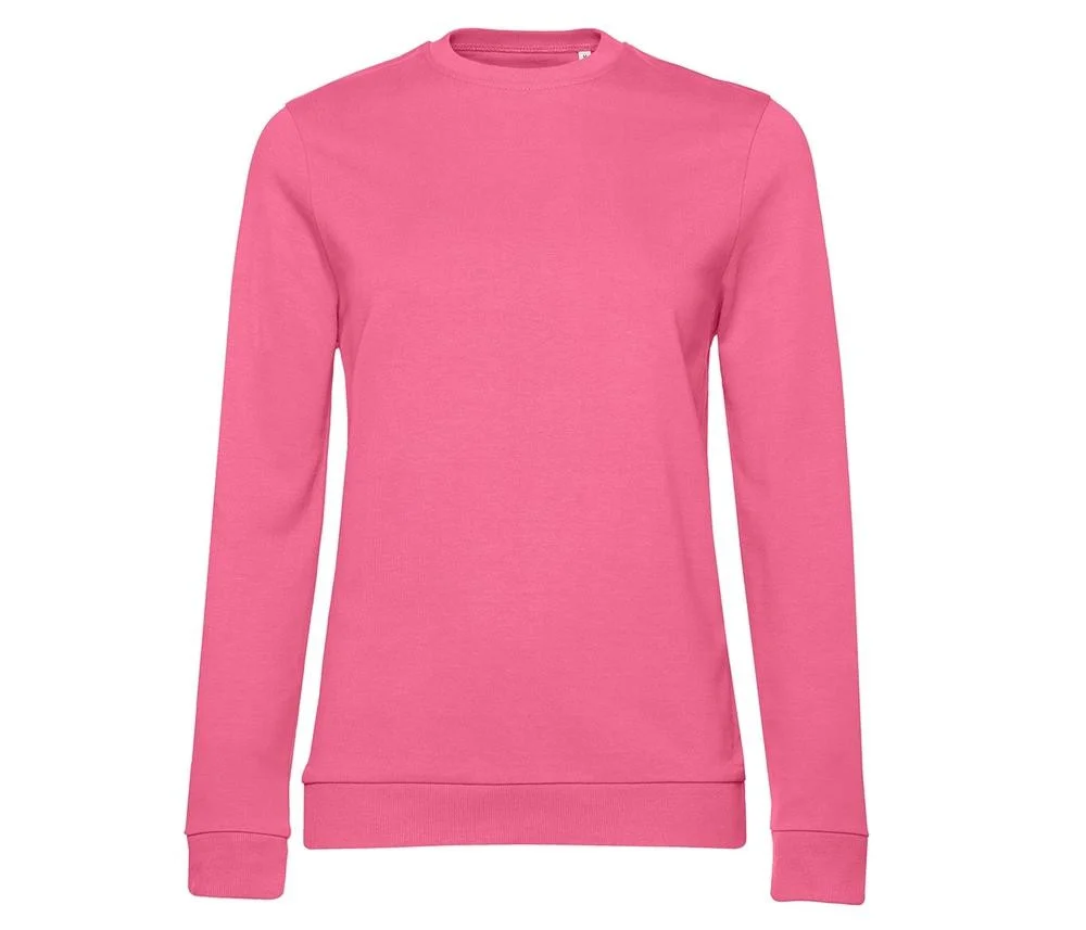 B&C BCW02W Sweater Dames – Pink Fizz