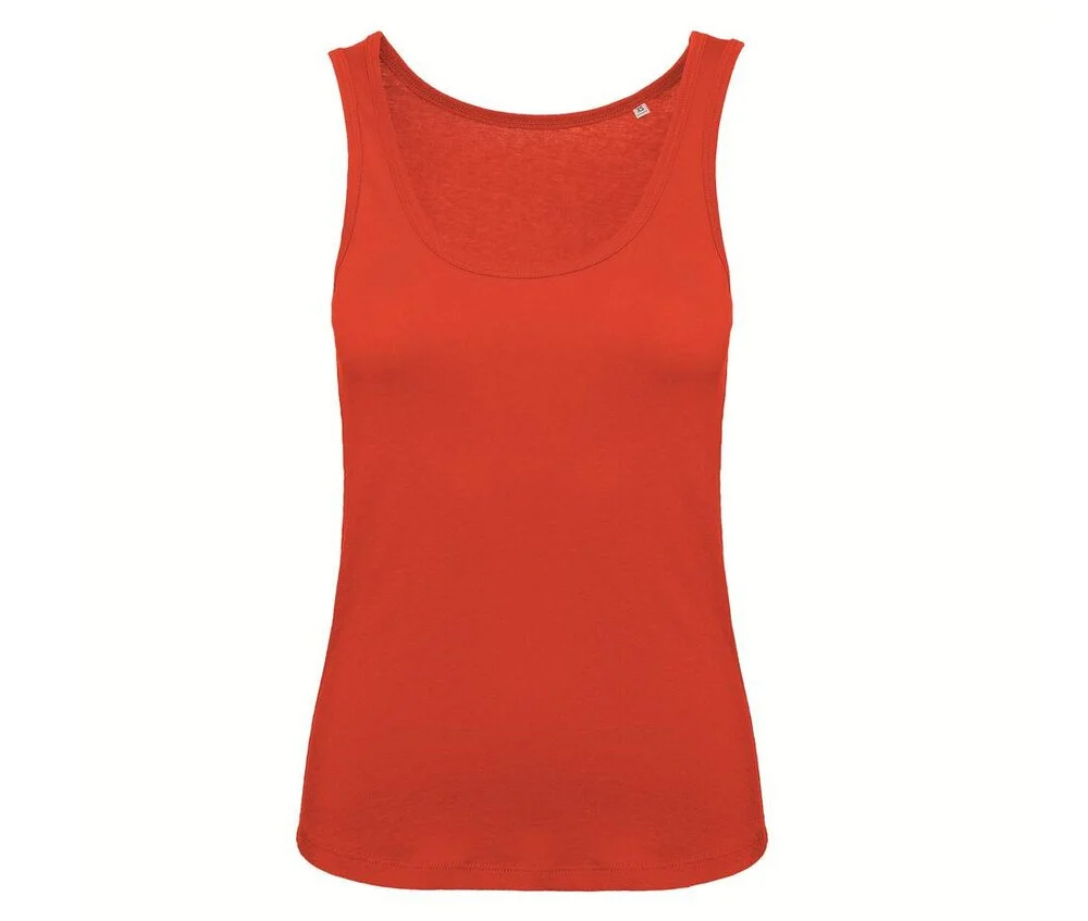 B&C BC073 Inspire Tanktop Dames – Vuurrood