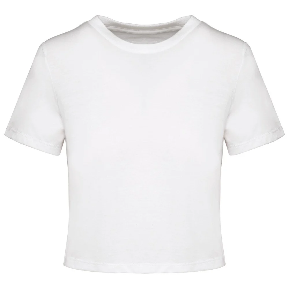 Proact PA4022 Tri-Blend Croptop Dames – Wit