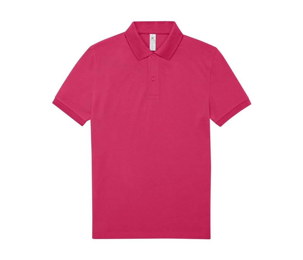 B&C BCU424 Fijne Piqué Polo – Meta Fuchsia