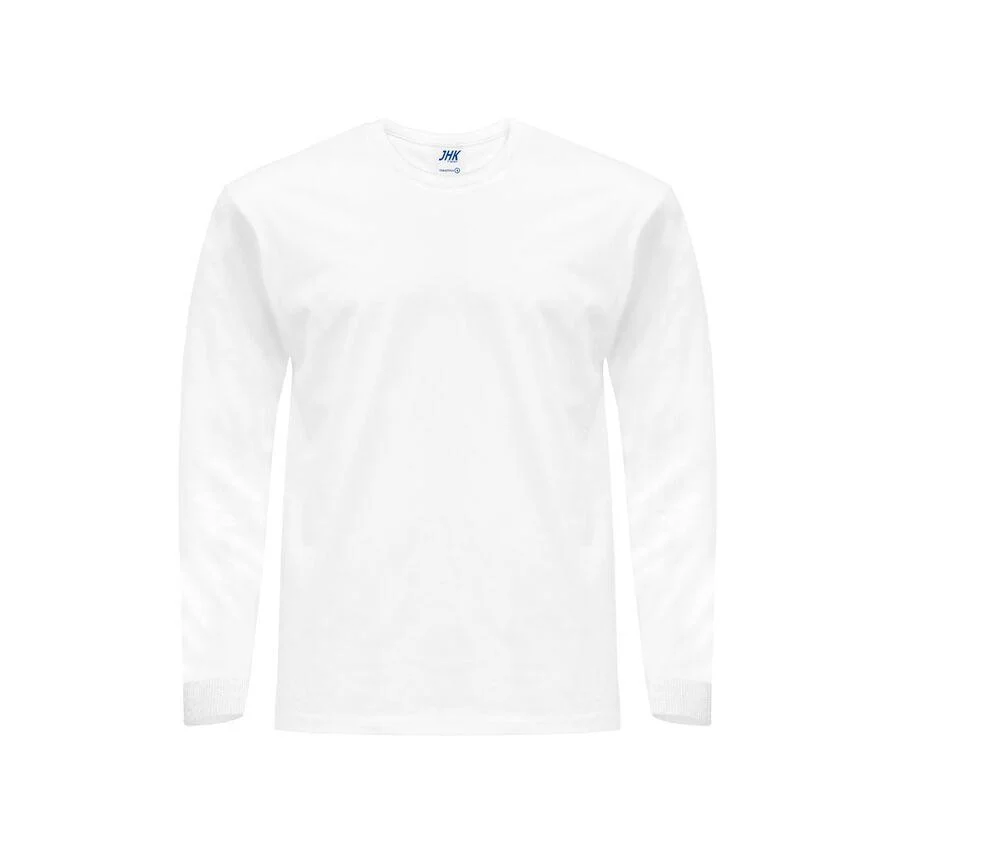 JHK JK175 T-shirt Lange Mouwen 170 – White