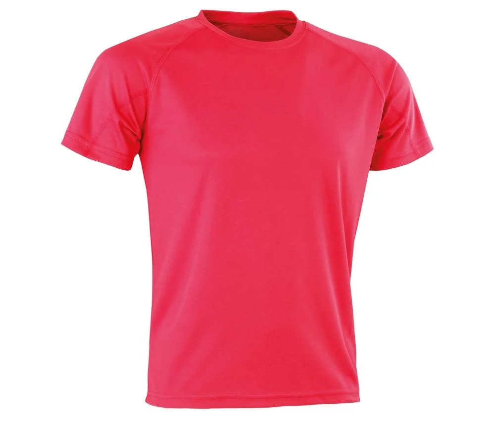 Spiro SP287 Aircool Ademend T-shirt – Flo Pink