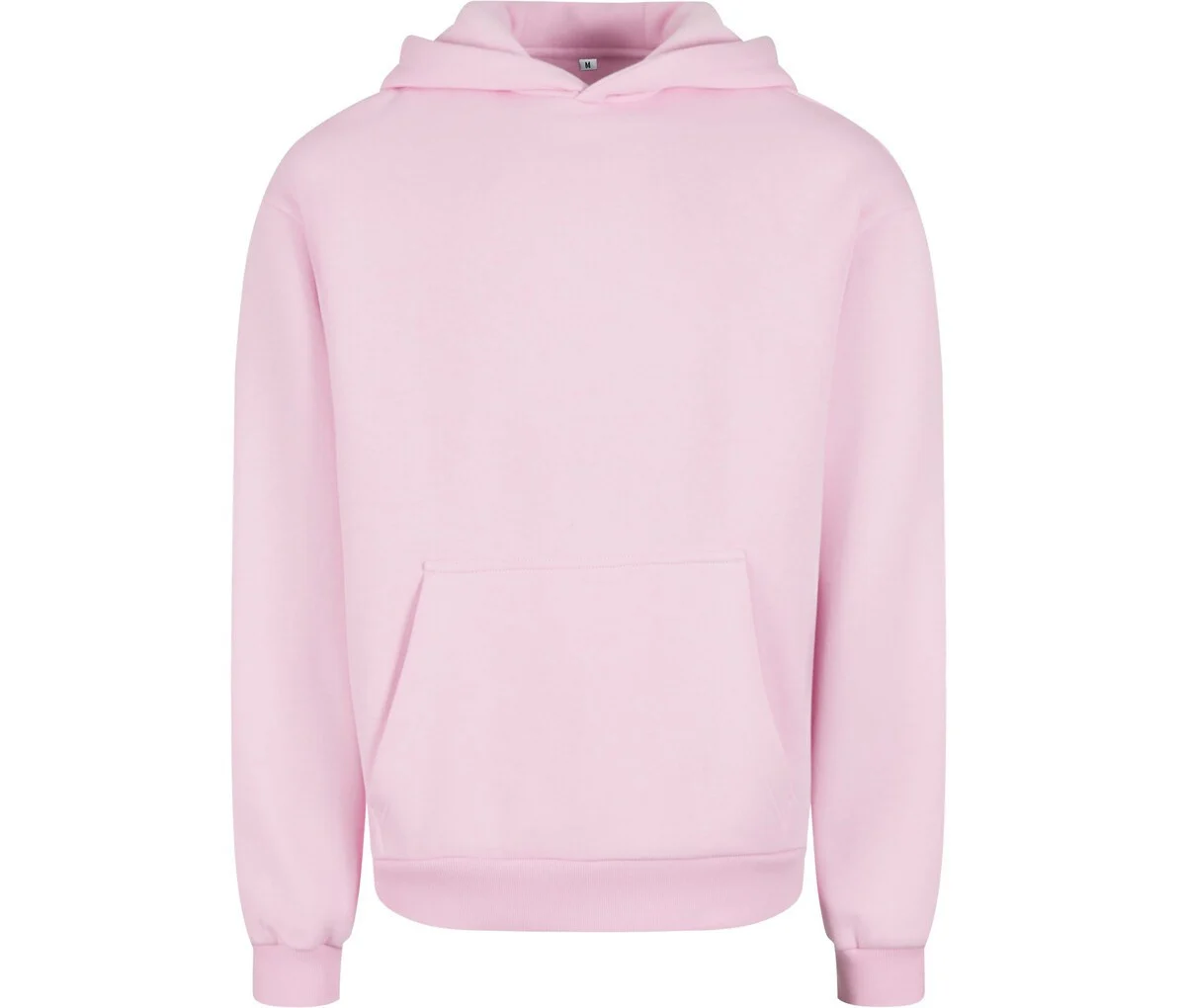 Build Your Brand BY284 Fluffy Hoodie – Soft Pink