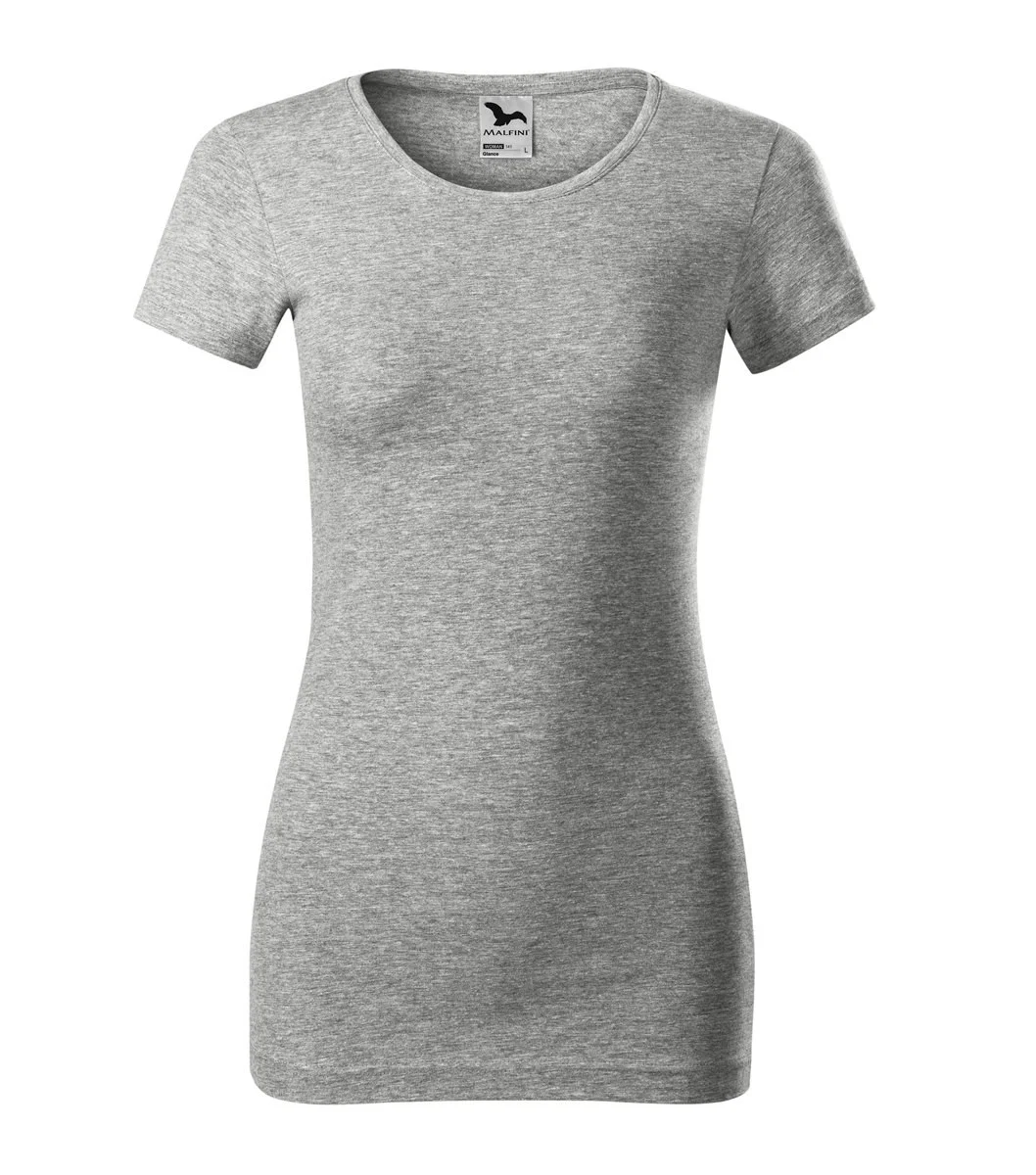 Malfini 141 Glance T-shirt Dames – Donkerblauw grijs