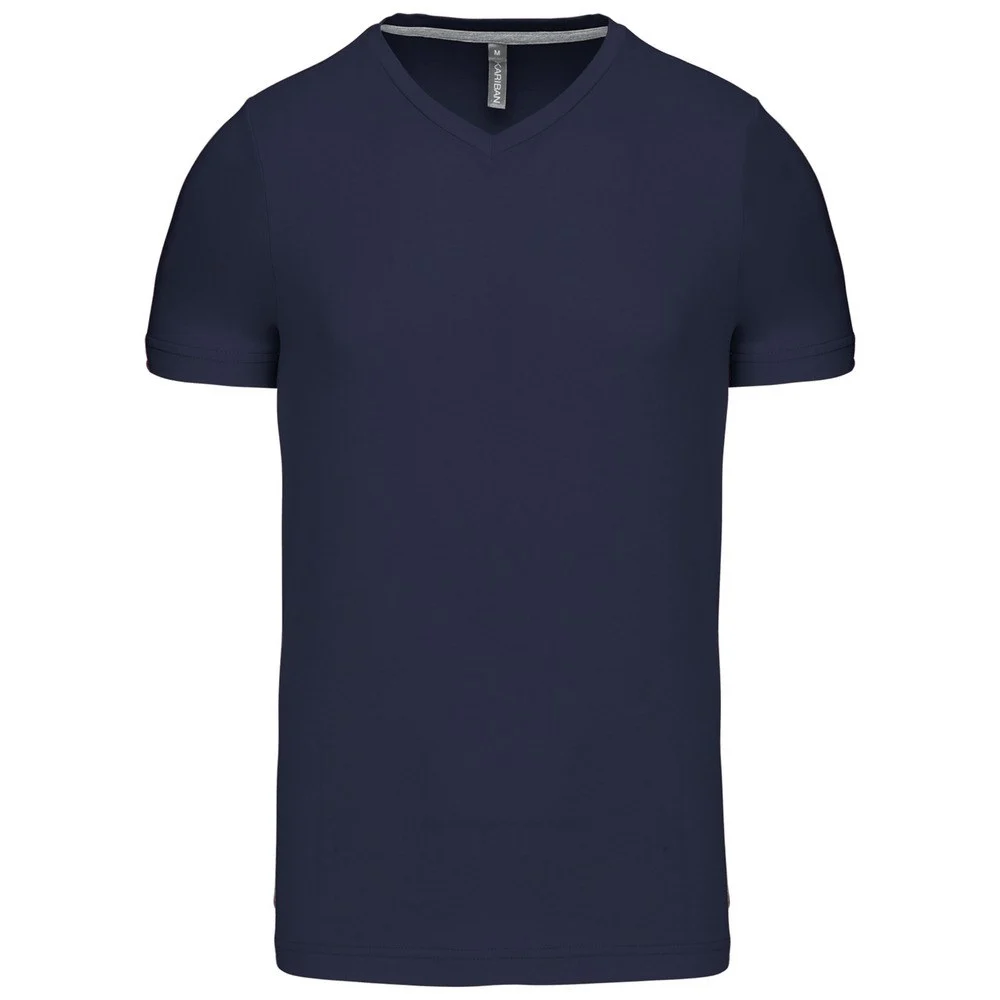 Kariban K357 T-shirt V-hals Heren – Marine/Navy