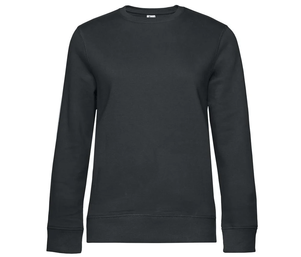 B&C BCW01Q Sweater Queen – Asphalt