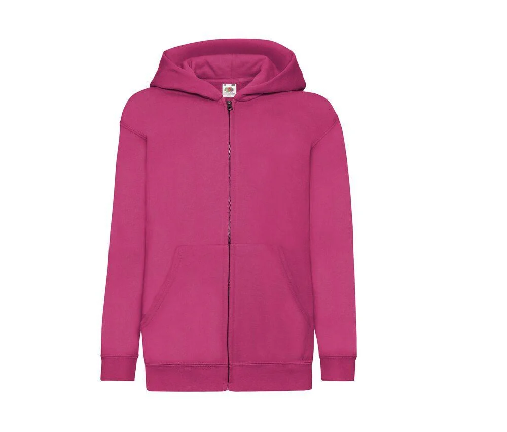 Fruit of the Loom SC379 Kinderritshoodie – Fuchsia