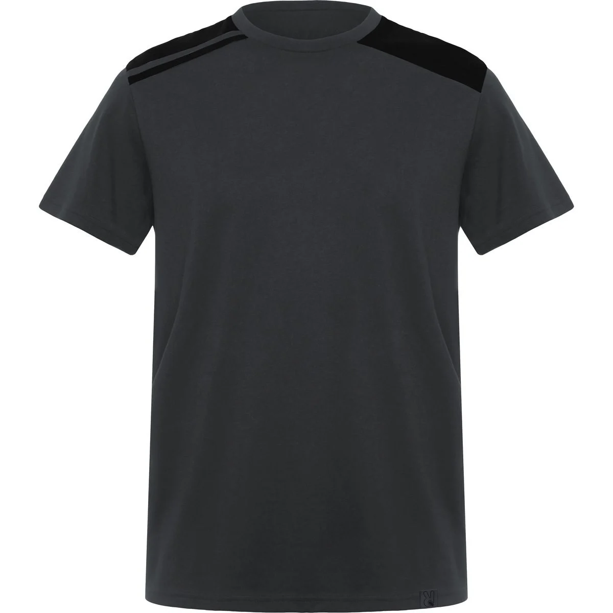Roly CA8411 Expedition T-shirt – Lead/ Black
