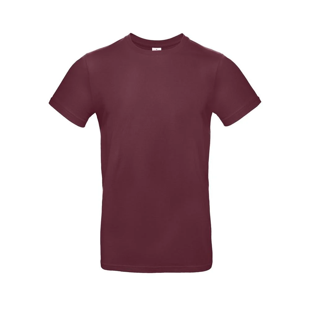 B&C BC03T #E190 T-shirt Heren – Burgundy