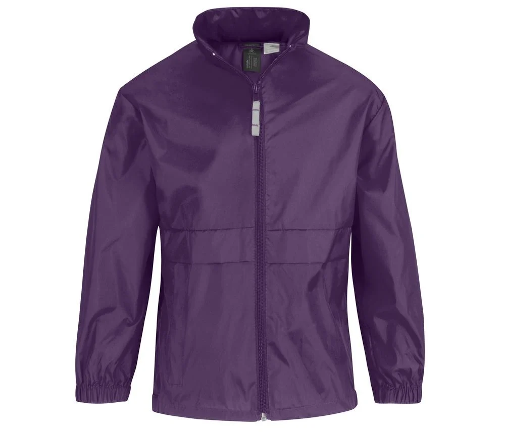B&C BC301 Sirocco Windjack Kinderen – Purple